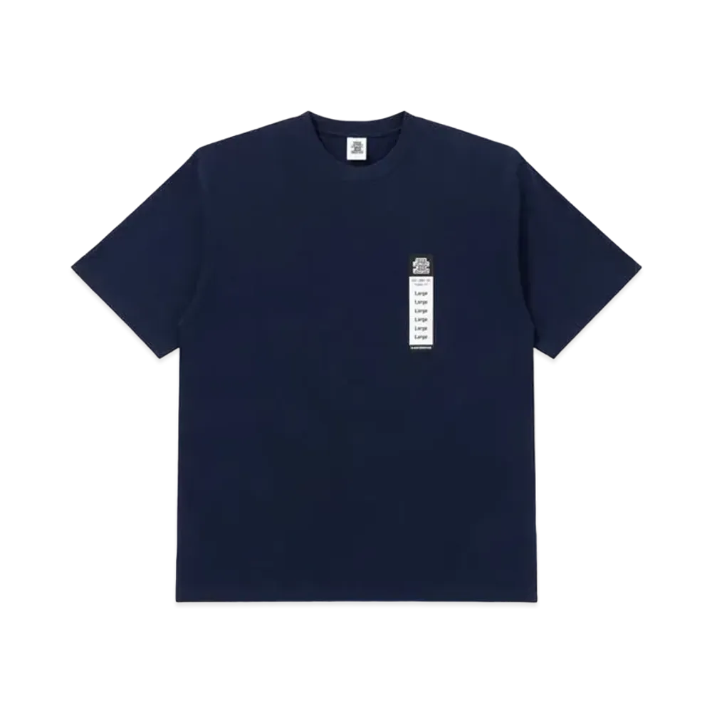 BlackEyePatch Size Label Tee "Navy"