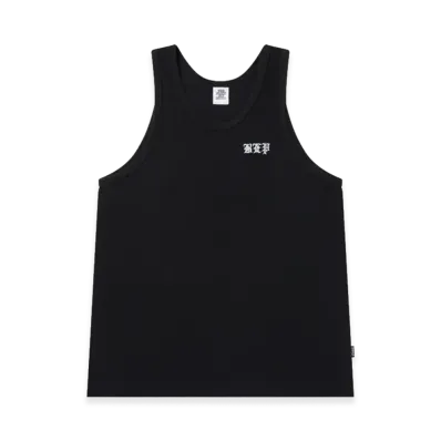 BlackEyePatch 3 Letter OE Thermal Tank Top "Black"