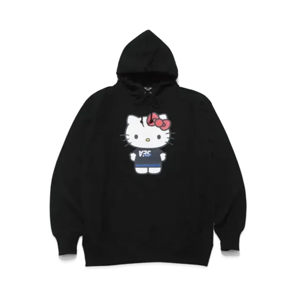 GOD SELECTION XXX x WIND AND SEA x Hello Kitty Hoodie GX-A23-KTWSHT-01 "Black"