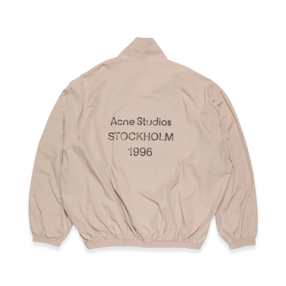 Acne Studios Logo Zipper Jacket "Mushroom Beige"