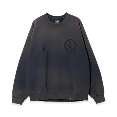 NEEDLES x Sasquatchfabrix. Slowgun Sweat "Peace To World" / Solid "Black"