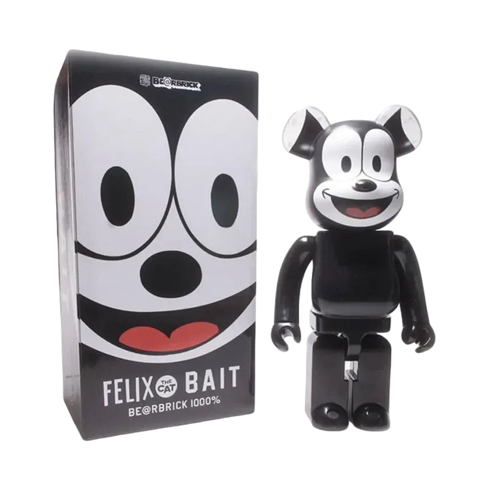 Bearbrick x BAIT x Medicom x Felix the Cat 1000%