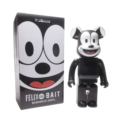 Bearbrick x BAIT x Medicom x Felix the Cat 1000%