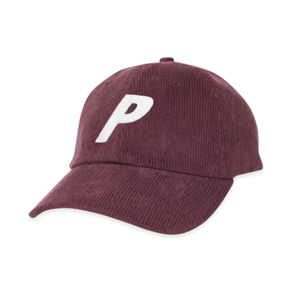 PALACE P 6-Panel "Burgundy Cord"