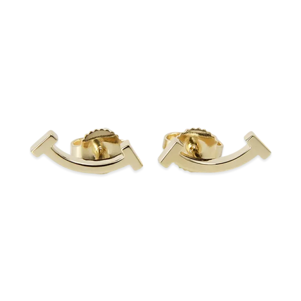 Tiffany & Co. T Smile Earrings "Gold"