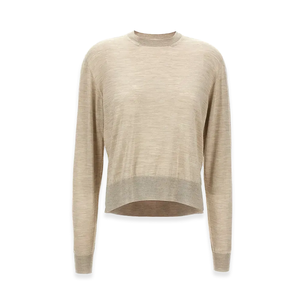 Jil Sander Women's Asymmetrical Mesh "Beige"