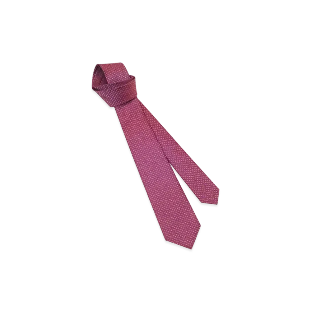 BVLGARI Logomania Tie "Bordeaux"