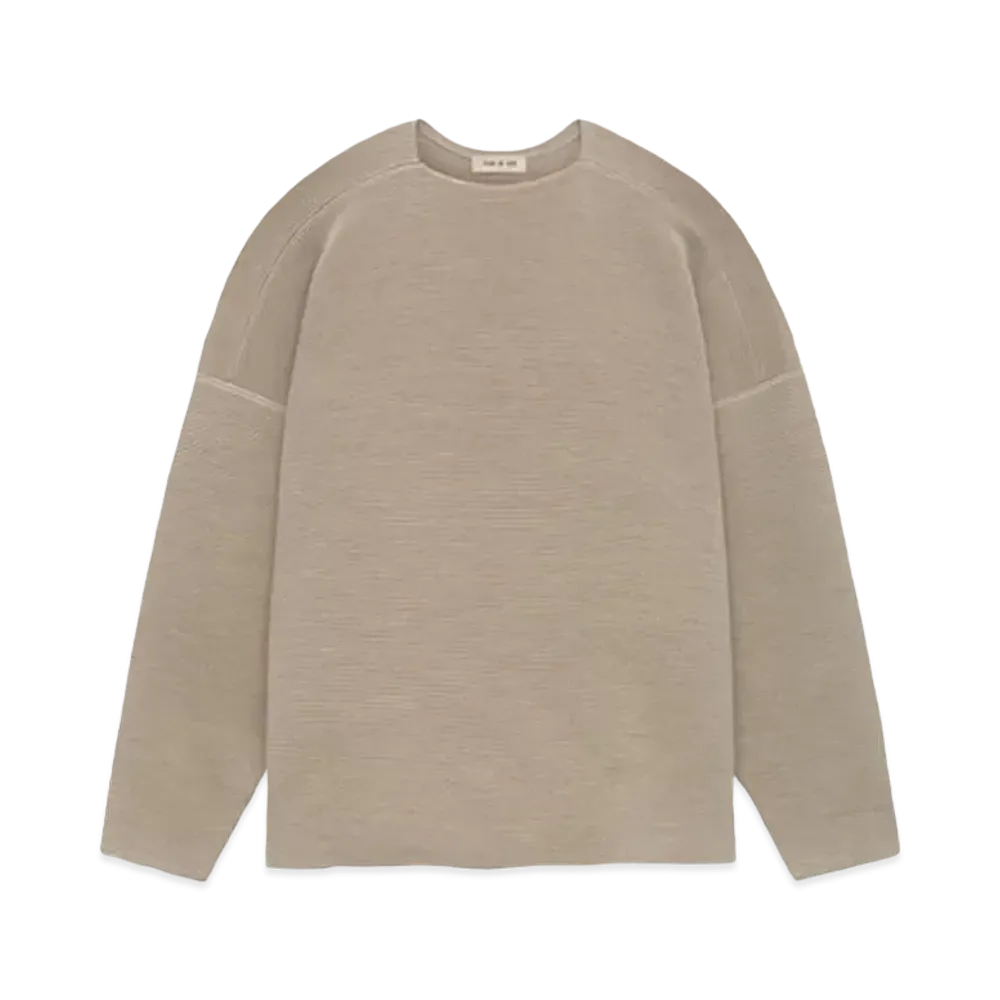 FEAR OF GOD Ottoman Straight Neck Sweater "Tan"