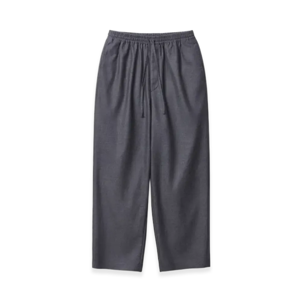 everyone x A.PRESSE Cashmere Easy Trousers "Charcoal"