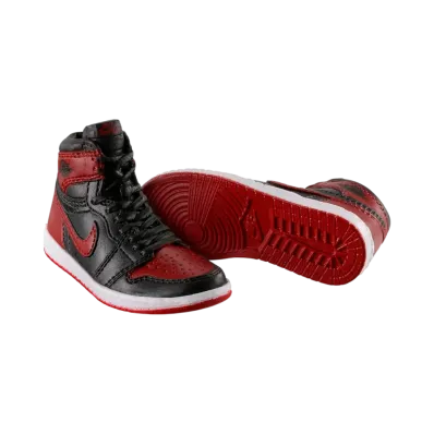 BANDAI NIKE Air Jordan 1 High 85 MINIATURE COLLECTION Bred (Black/Red)