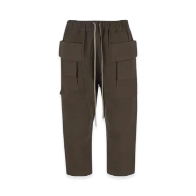 Rick Owens Creatch Cargo Cropped Drawstring Pants "Dust"
