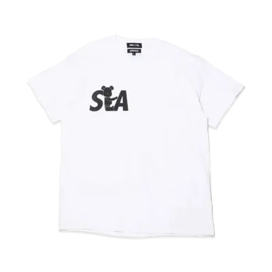 Bearbrick x atmos x WIND AND SEA BE@R TEE "White"