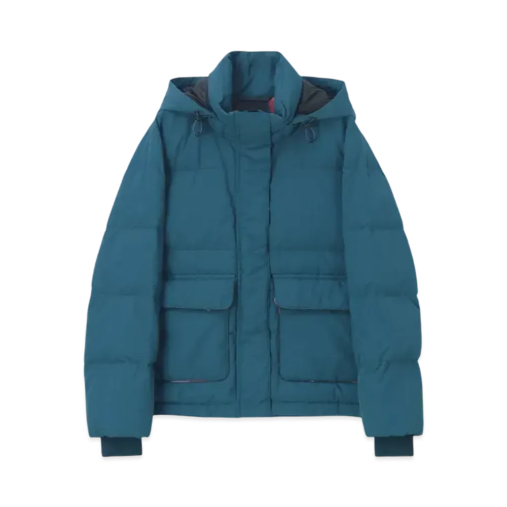 Paul Smith Women's Taffeta Down Jacket "BlueGreen"