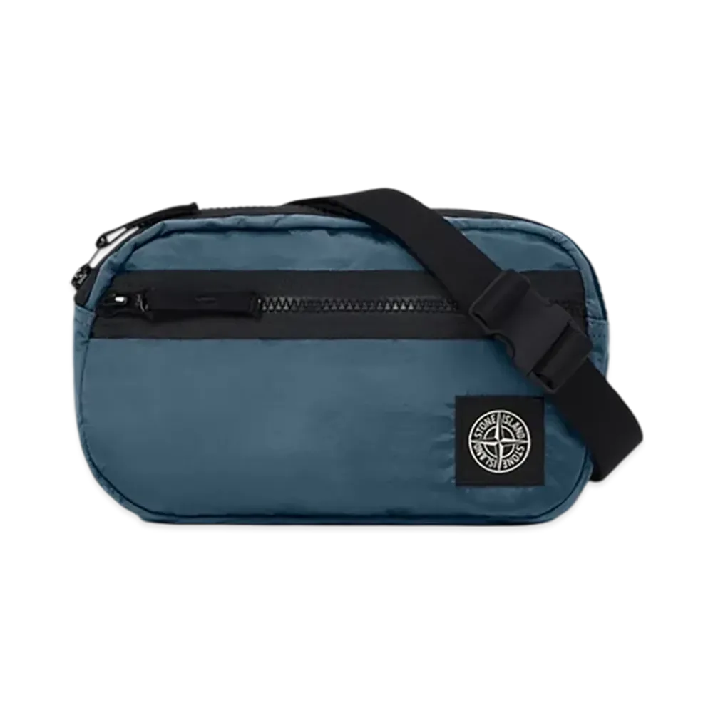 Stone Island 9200014 Coated Nylon Metal In Econyl "Avio Blue"