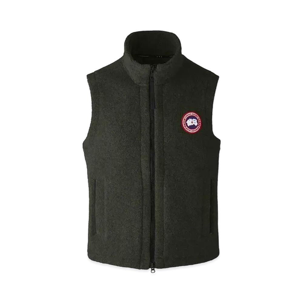 CANADA GOOSE Mersey Vest Kind Fleece "Dark Sage"