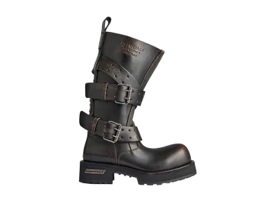 BALENCIAGA Women's Venom High Boot "Brown"