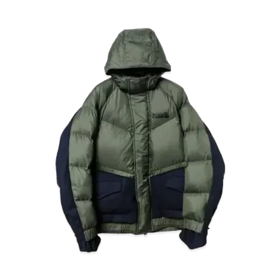 Nike x Sacai Mens Down Parka "Sequoia"