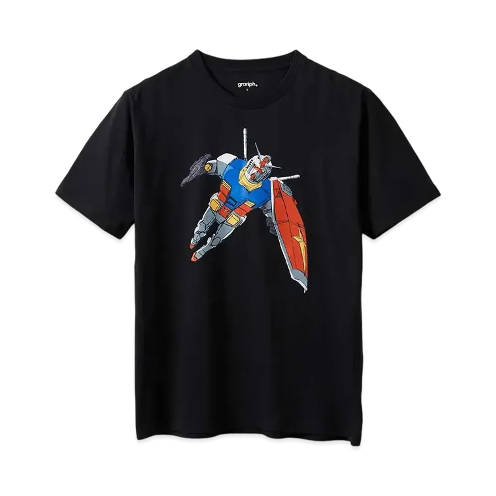 graniph x STRICT-G/Mobile Suit Gundam Fly! Gundam T-Shirt "Black"