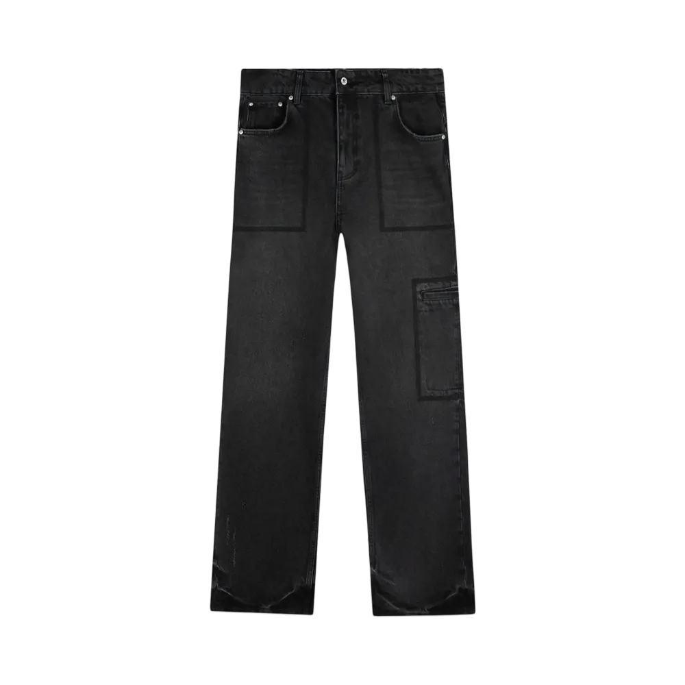 REPRESENT R3 Drive Denim "Jet Black"