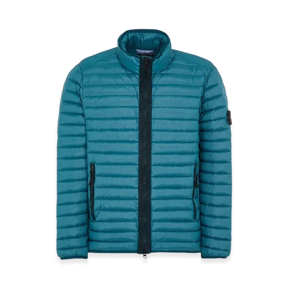 Stone Island 42324 Packable Loom Woven Chambers R-Nylon Down-TC Jacket - 23FW "Dark Teal Green"