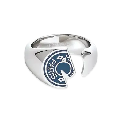 Hermes Carrousel Ring "Navy"