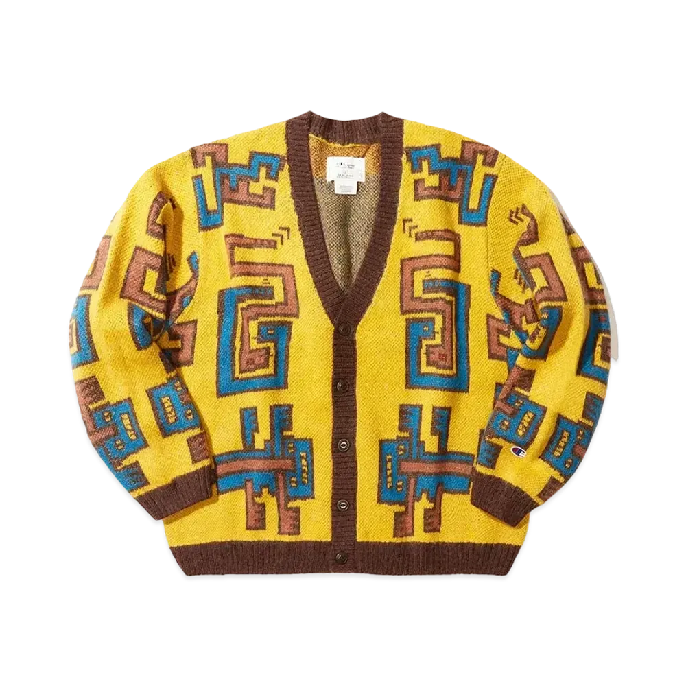Champion x Angelo Baque Knit Cardigan "Yellow"