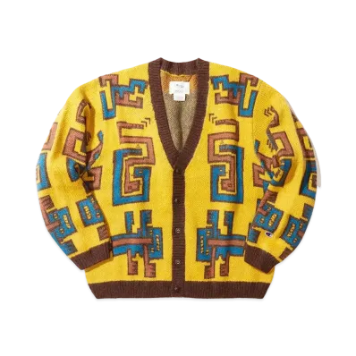 Champion x Angelo Baque Knit Cardigan "Yellow"