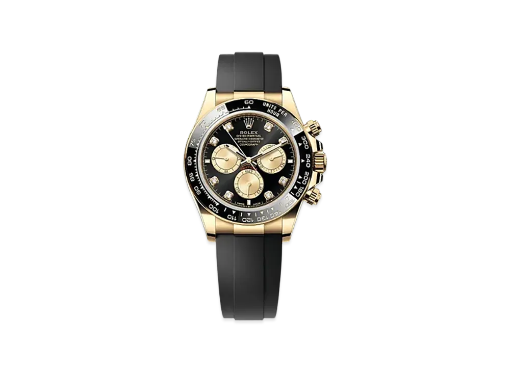 ROLEX Cosmograph Daytona 40mm Yellow Gold 126518LN "Bright Black/Golden"