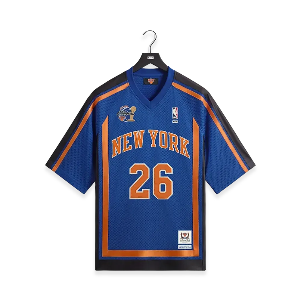 Kith x The New York Knicks 2026 Champions Leon Shirt "Current"