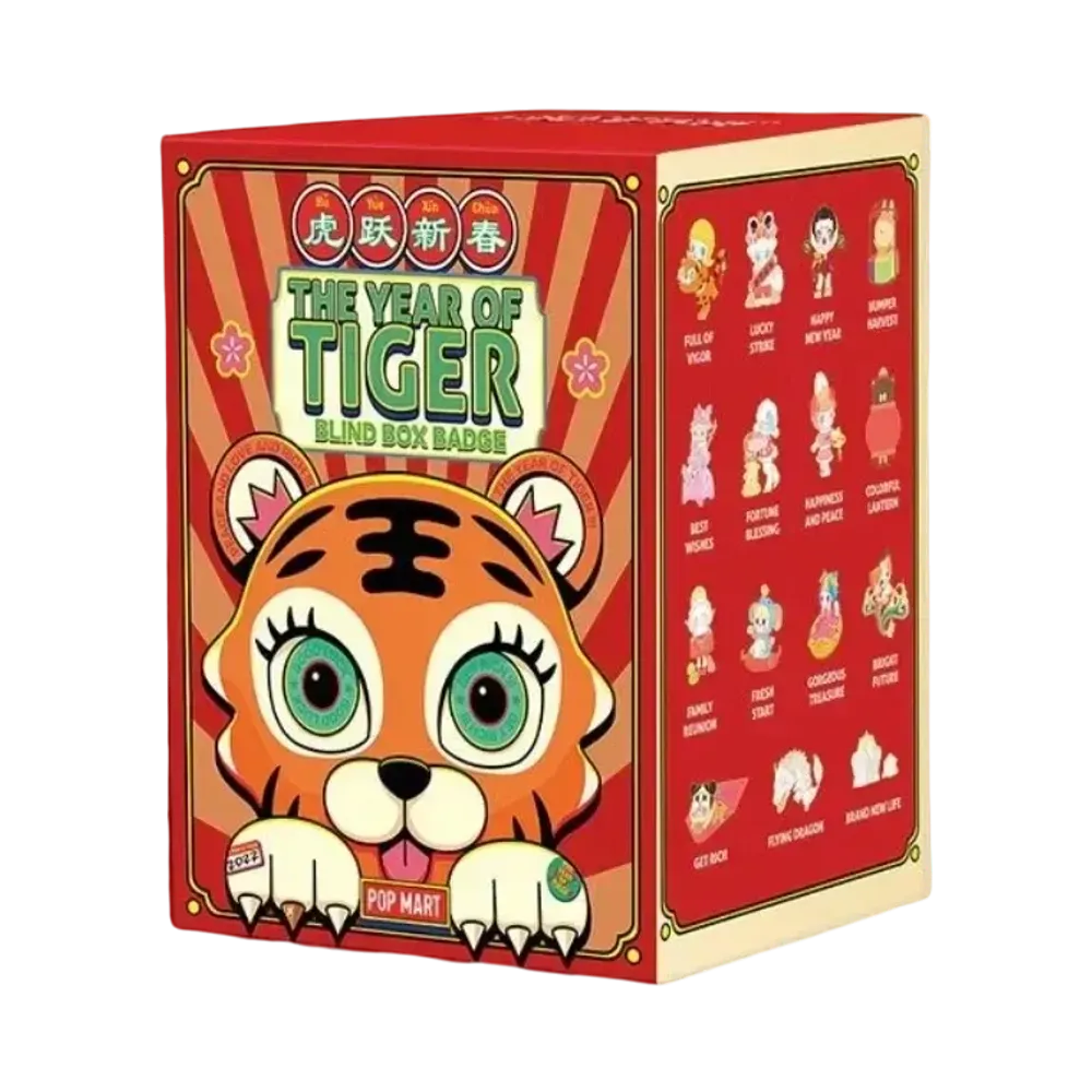 POP MART THE YEAR OF TIGER Series Pin Badge [Piece]