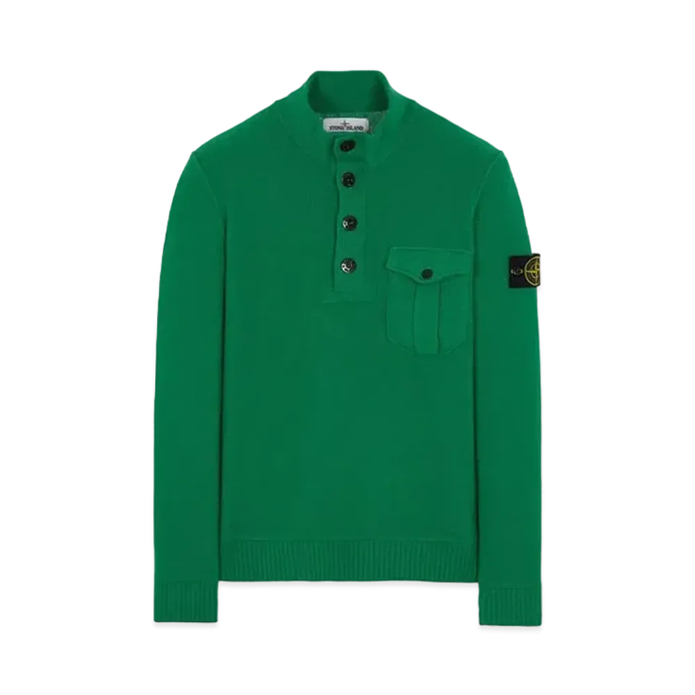 Stone Island 522B6 GEELONG WOOL "Green"