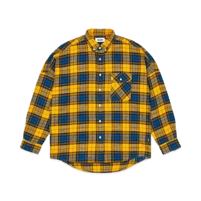 PALACE Flannel Drop Shoulder Shirt "Yellow"
