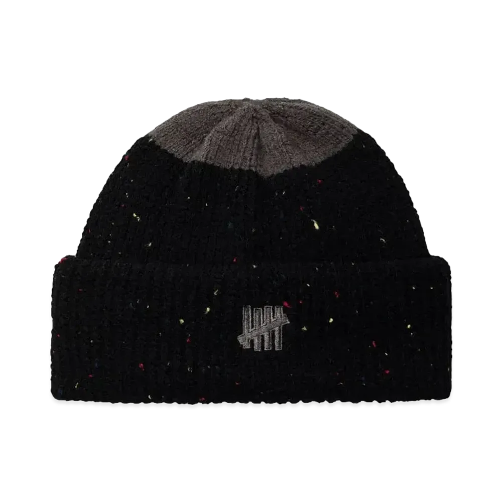 UNDEFEATED Icon Contrast Speckled Beanie "Black"