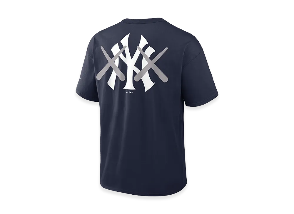 MLB x KAWS x Nike Fanatics Fest Elevated Max 90 Tee New York Yankees "Collegiate Navy"