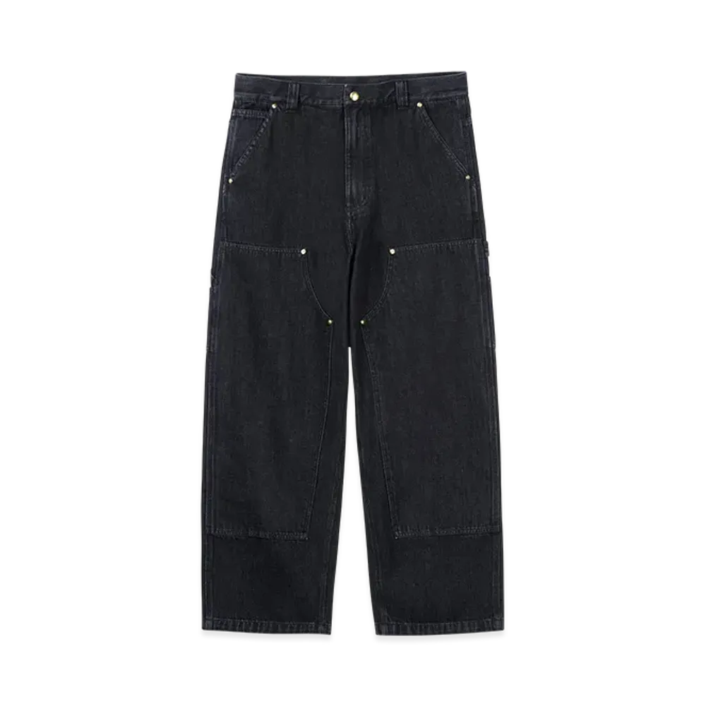 Carhartt WIP Nash Double Kneepant "Black(Enzyme Bleach Washed)"