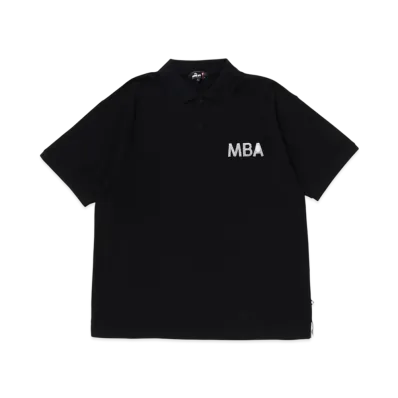 A BATHING APE Basic Polo Shirt "Black"