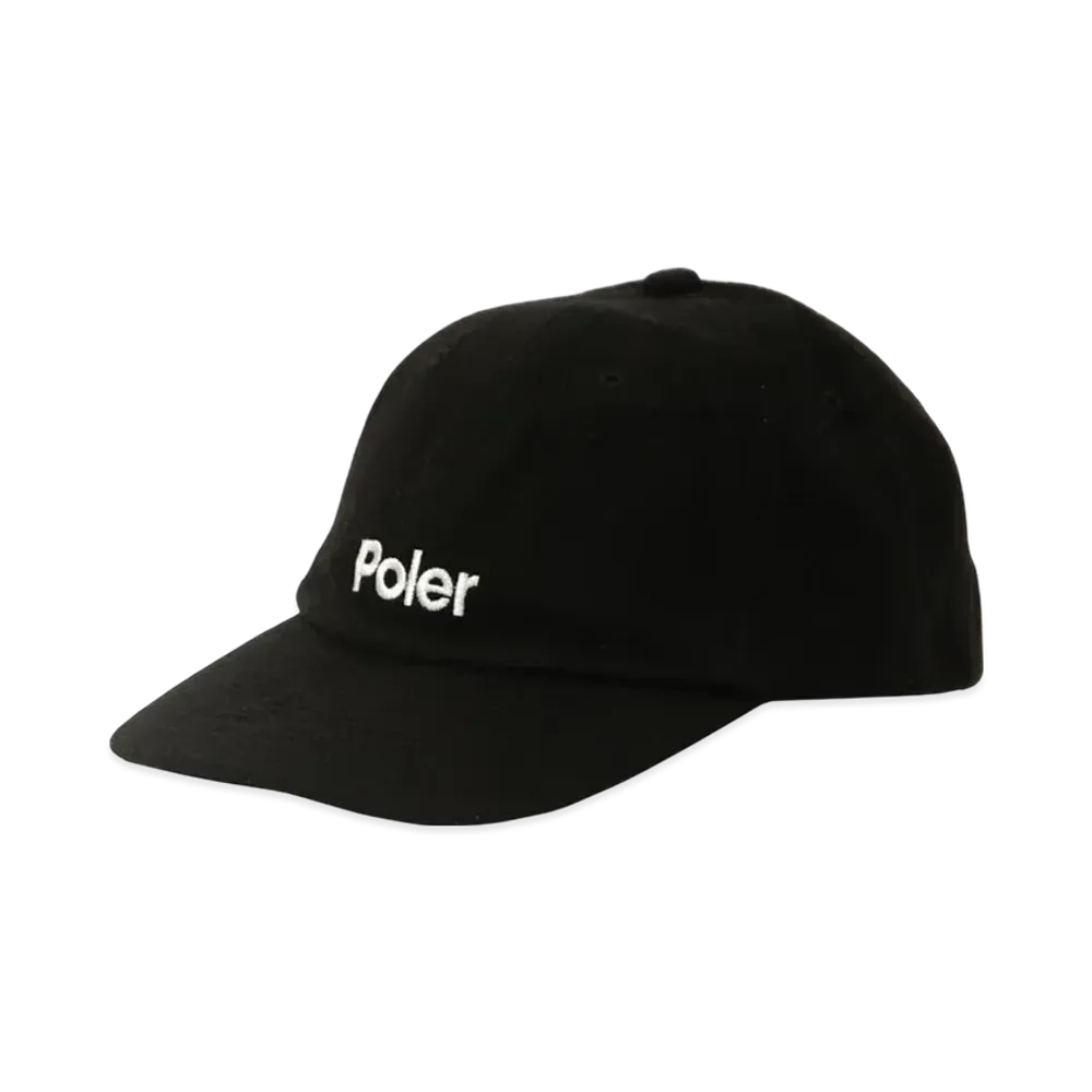 POLeR Cotton Wool Baseball Cap "Black"