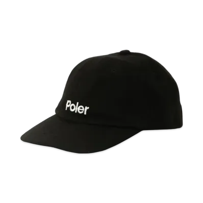 POLeR Cotton Wool Baseball Cap "Black"