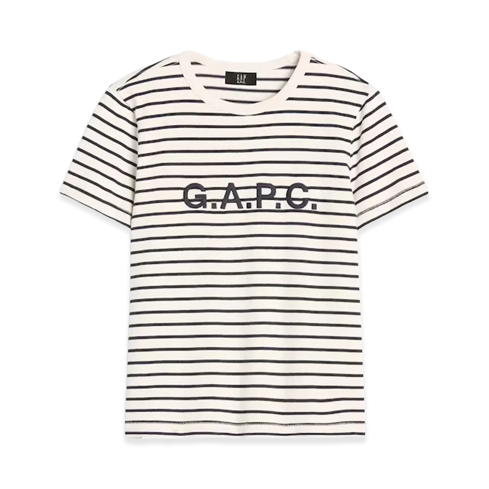 Gap x A.P.C. Women's Logo T-Shirt "Optic White"