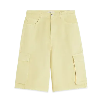 Maison Kitsune Denim Workwear Shorts "Sun Kiss"
