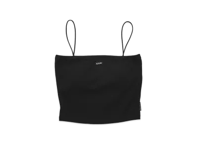 GOD SELECTION XXX Women's Mini Box Logo Built-in Pad Bra Top GXL-S26-CS-09 "Black"