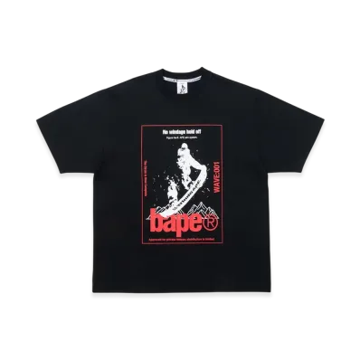 A BATHING APE BY KAZUKI KURAISHI Skate Relaxed Fit Tee "Black"