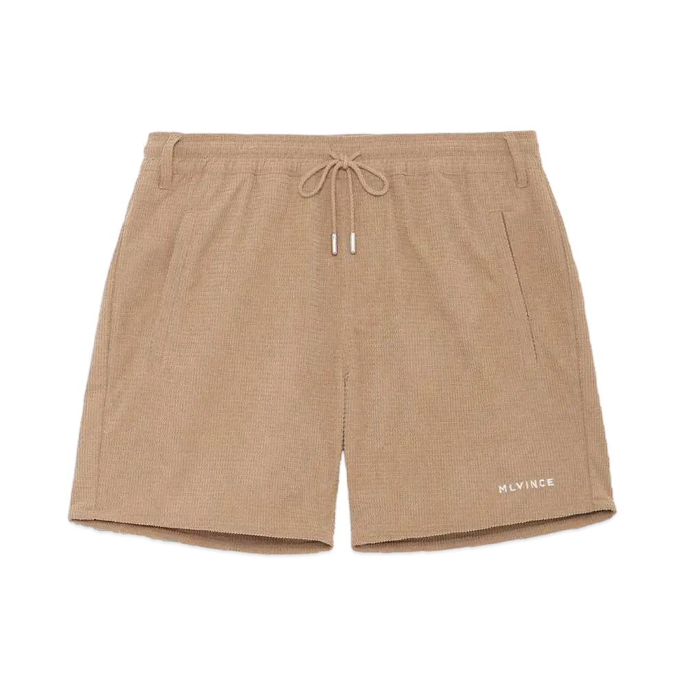 MLVINCE SUMMER CORDUROY SHORTS "BEIGE"