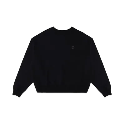 1017 ALYX 9SM Boxy Crewneck Sweatshirt "Black"