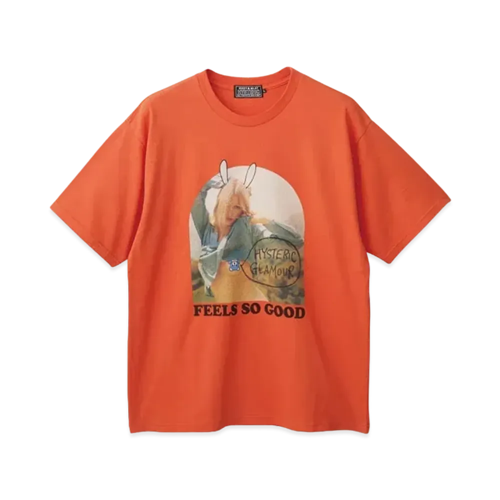HYSTERIC GLAMOUR Hitchhiker Tee "Orange"