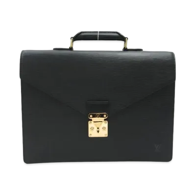 Louis Vuitton Serviette Conseiller Epi "Noir"