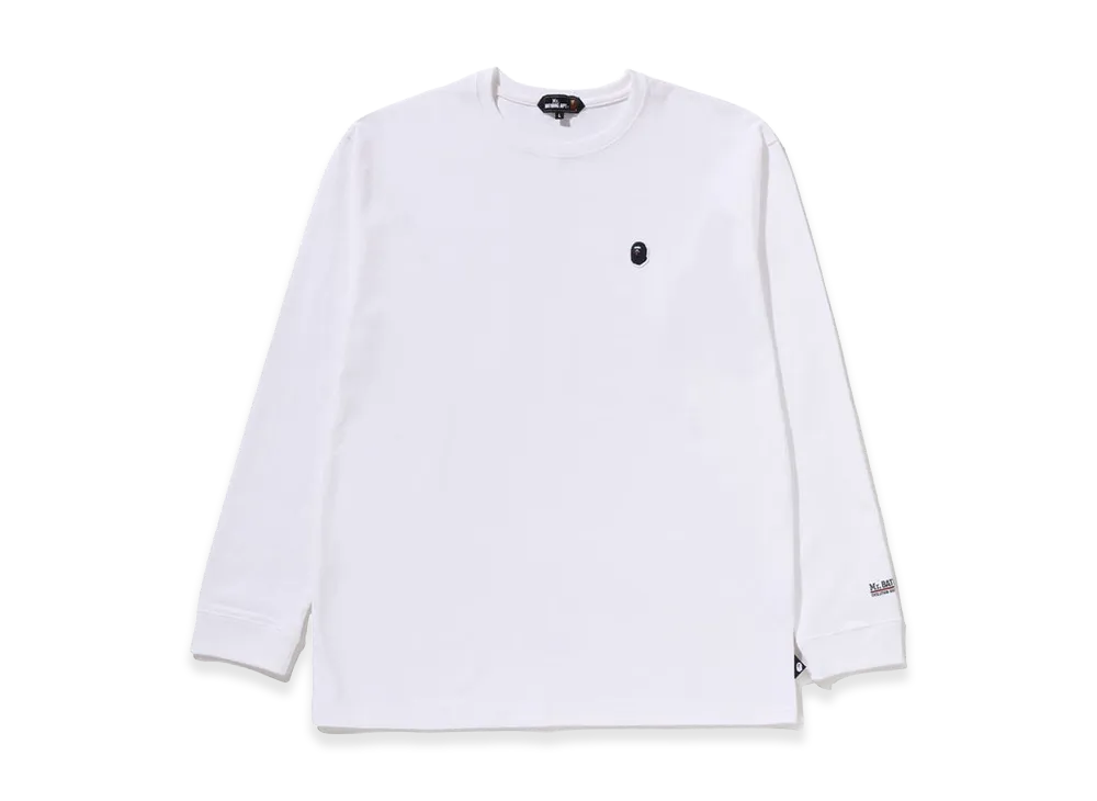 A BATHING APE Mr. BATHING APE Light Weight LS Tee "White"