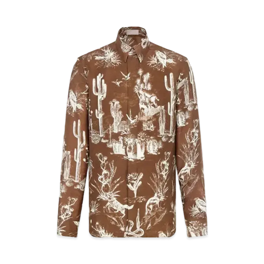 Dior x Cactus Jack Shirt "Brown"