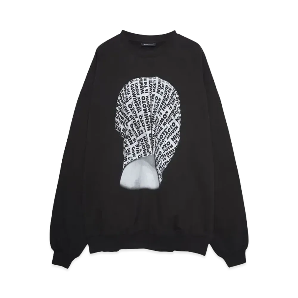 NISHIMOTO IS THE MOUTH BELIEVER MN SWEAT SHIRTS "BLACK"