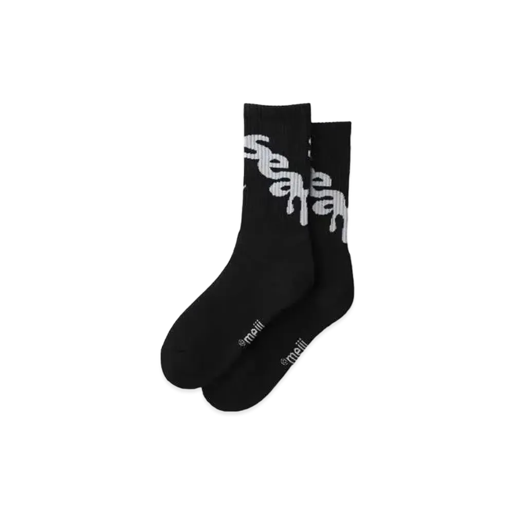 WIND AND SEA x meiji (sea) Sox "Black Chocolate"